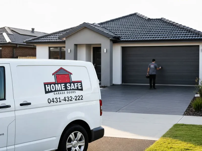 HomeSafe Garage Doors technician visiting house in Hoppers Crossing for Garage Door service
